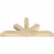 Ekena Millwork Saratoga Rough Sawn Timber Gable Bracket, Douglas Fir, 48"W x 22"H x 4"D x 4"F, 11/12 Pitch GBW048X22X0404SAR00RDF - alternate 5